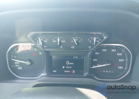 2020 GMC Sierra 1500 4Wd Double Cab Standard Box Elevation z USA, uszkodzony, nr VIN 1GTR9CED4LZ342464